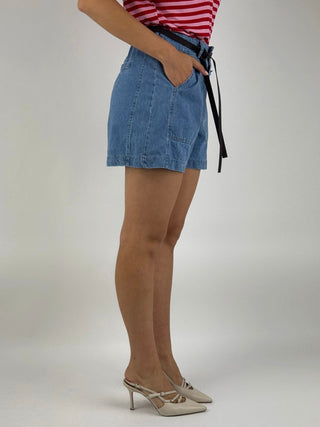 Short denim stellina - 60590PN
