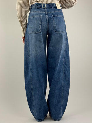 JEANS BARREL WIDE LEG - G041-HATM38