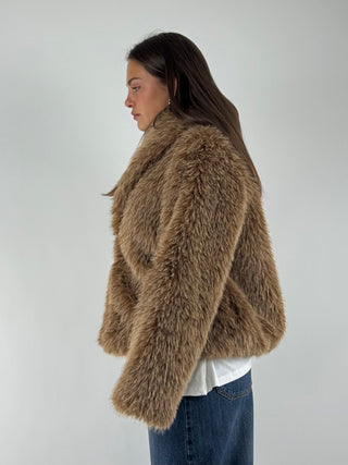Giacca Teddy in ecopelliccia - 225036L