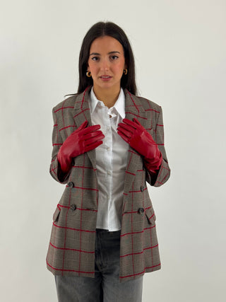 Blazer doppiopetto tartan - W26J149