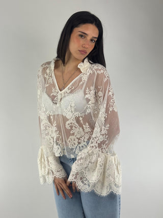 Camicia in pizzo - S26CA08