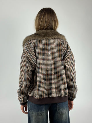 Bomber collo ecopelliccia - 51499