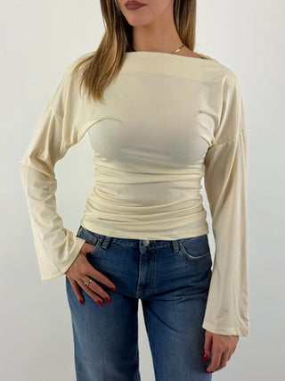 Maglia collo barchetta - MMA-R259