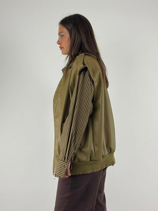 Gilet over con stampa sul retro - LMA-P008