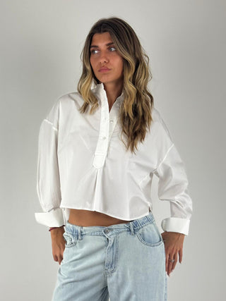 Camicia crop- 100%co, 26C4933