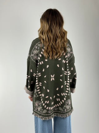 Cardigan Alanui bandana - P6HMG38A414