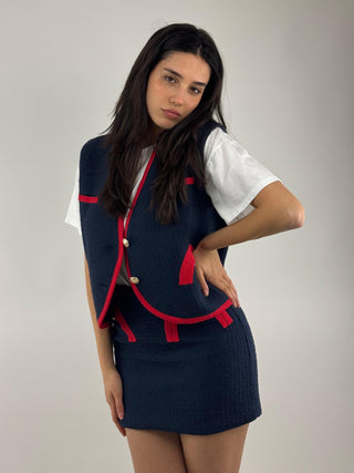 Gilet in tweed  - 38907