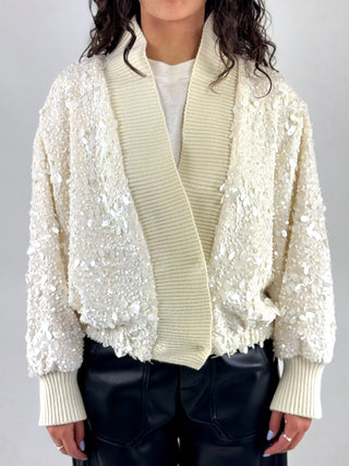 Bomber in paillettes - V03A0186