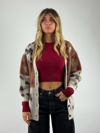 Cardigan jacquard - 3M0906C