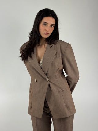 Blazer con spacco centrale  - 38211/4701FIAM