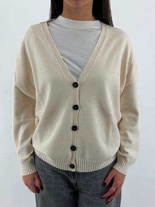 Cardigan scollo a V - 7AC7186