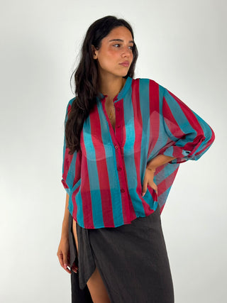 Camicia fantasia riga - CVS-Q422