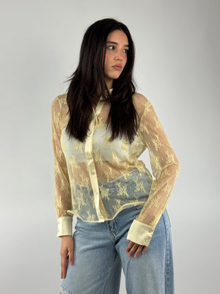 Camicia in pizzo - C4358MC102
