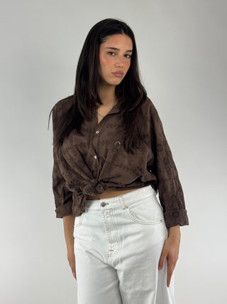 Camicia con ricami - S26M640