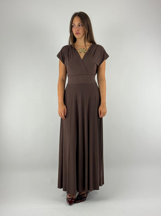 Abito lungo con collana - A50543MO