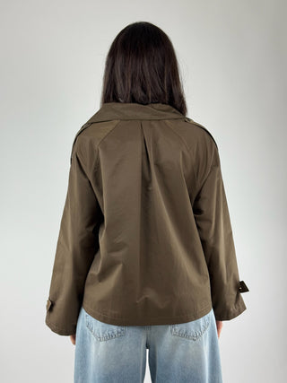 Trench corto doppio petto - 26T800