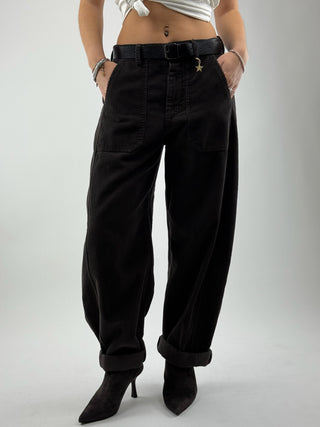 Pantalone stellina velluto - 59054P