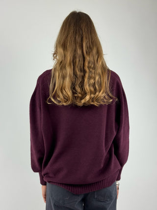 Maglia scollo v manica larga - FA106N