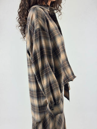 Camicia over fantasia quadro - Y1208B48
