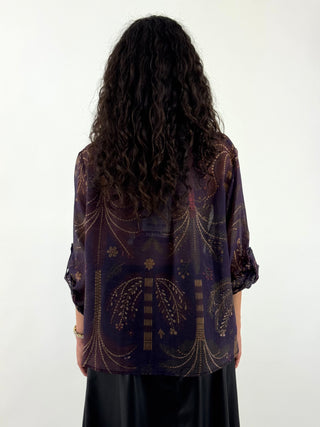 Camicia fantasia tropicale - CVS-R097