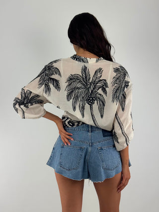 Camicia coreana in fantasia - CMA-Q510
