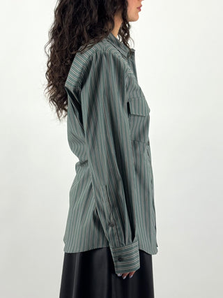 Camicia grigia a righe - 27C6294