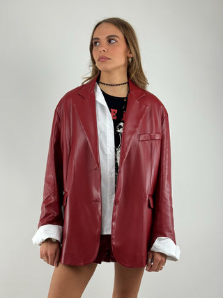 Giacca over ecopelle - 26B1053