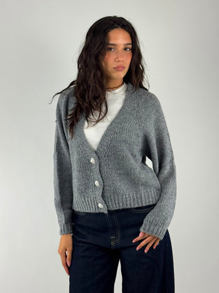 Cardigan bottoni gioiello - JIT-R027