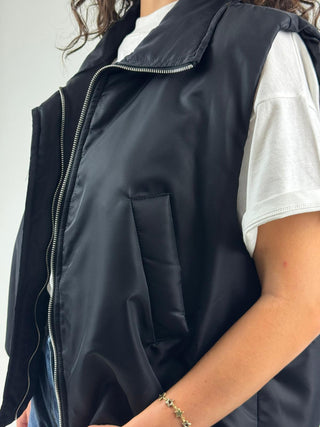 Giubbino smanicato - W27M412