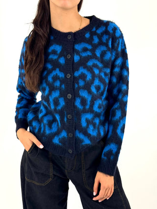 Cardigan jacquard animalier - 7AC7210