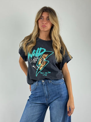 T-shirt stampa "love" - FW120N