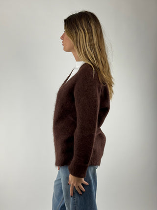 Cardigan lungo scollo a V - 3M0867CN