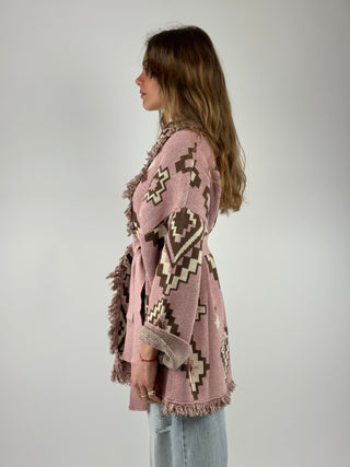 Cardigan frange - 7AB7064