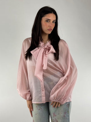 Camicia con fiocco - 26C4444