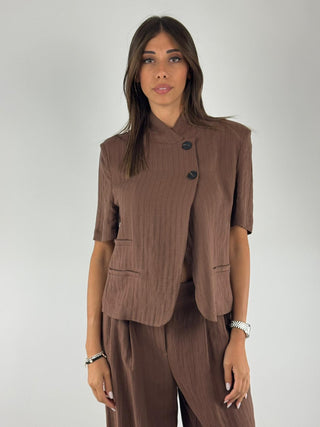 Blazer gessato - M02M1245