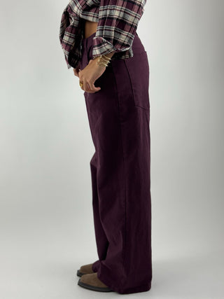 Pantalone palazzo cotone - AL-2020