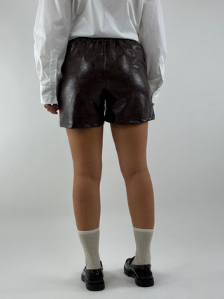 Shorts in pelle - T1983AI32