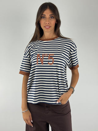T-shirt righe N 5 - 26M4561