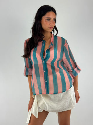 Camicia fantasia riga - CVS-Q422