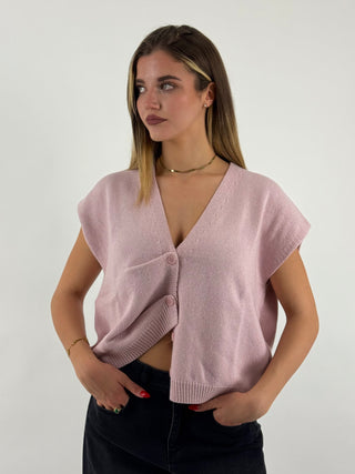 Gilet arricciato - D82449AI26