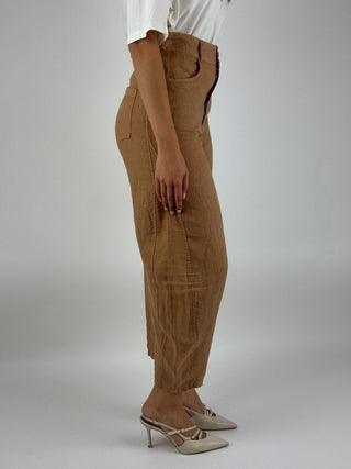 Pantalone misto lino - PVE-Q261