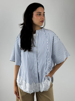 Camicia over con pizzo - CFP11IM