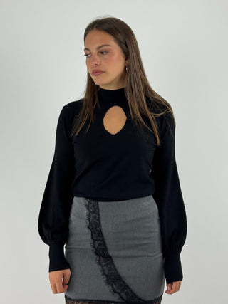 Maglia scollo a goccia - 250911