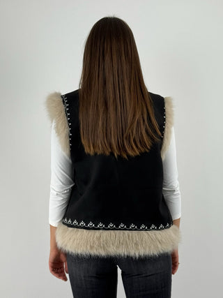 Gilet pelliccia  - L945Y025X