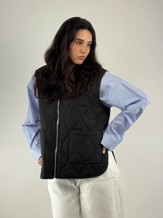 Gilet smanicato trapuntato - 541711