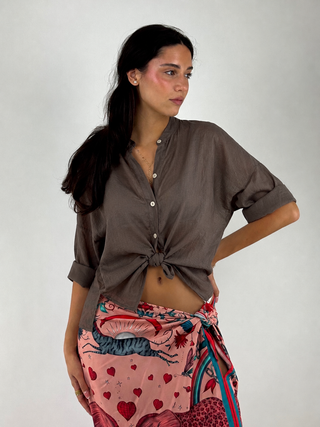 Camicia collo coreano - CWG-Q516