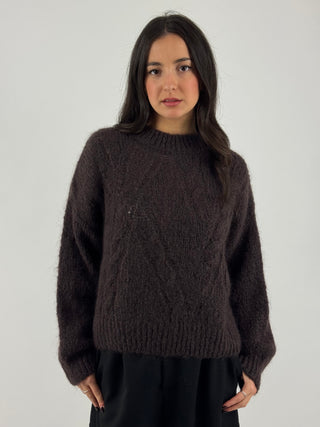Maglione bordi a coste - C40L0284