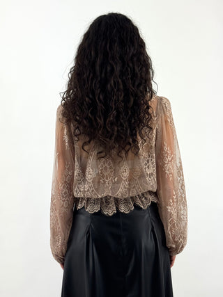 Camicia in pizzo - W26C210