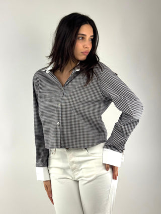 Camicia check crop - 1213PE26
