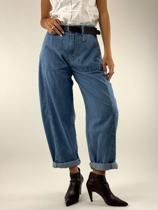Pantalone stellina effetto jeans - 38302ITACA
